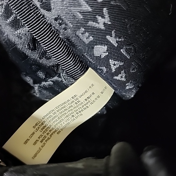 Kate Spade Black Leather Full Size Backpack - Picture 7 of 9